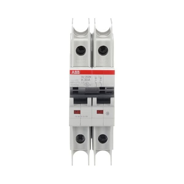 Circuit Breaker, SU202 Series, 30A, 2 Pole, 400V AC, 10kA, K Curve